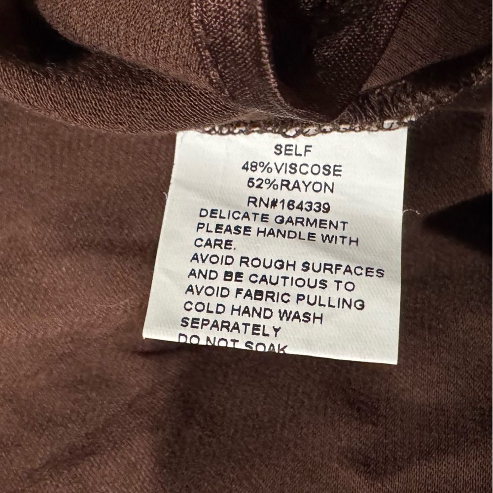 Revolve SNDYS Brown Tie Saint Top Women’s Small - Picture 3 of 5